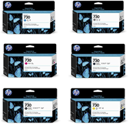 Mực in HP 730B 130ml Matte Black Ink Cartridge (3ED45A)